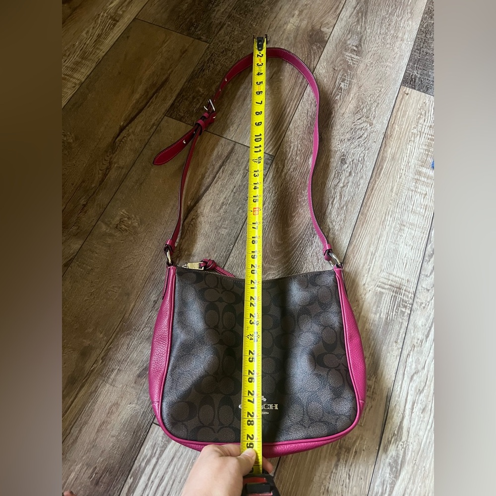 Coach Ellie File Bag In Signature Canvas - Picture 16 of 16